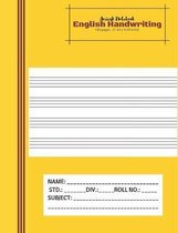 Amiesk Notebook - English Handwriting Notebook - 140 pages (7.44 x 9.69 inch)