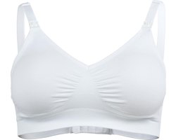 Soutien-gorge Medela Keep Cool Ultra - Soutien-gorge d'allaitement sans couture - Soutien-gorge de maternité avec 6 zones respirantes - Matière Soft Touch - Confortable et maintien - Wit - Taille S