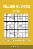 Killer Sudoku Simple 200 Puzzle With Solution Vol 1