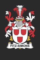 Fitz-Simons: Fitz-Simons Coat of Arms and Family Crest Notebook Journal (6 x 9 - 100 pages)