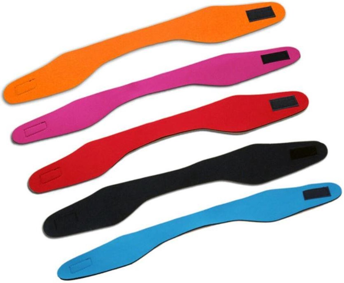 Goedkoopste Horend Goed Hoofdband Zwemmen Rood Large