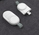 Portable Apple Watch Charger – Geschikt voor Apple iWatch – Wit - draadloos - opladen - Sporthorloge
