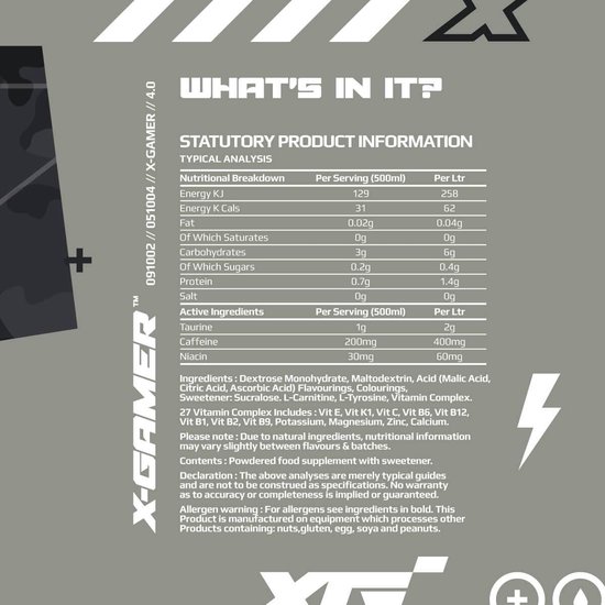 XGamer HyperBeast Flavour Energy Drink Single Serving