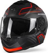 Scorpion EXO-1400 Air Galaxy Matt Neon Red  Integraalhelm - Motorhelm - Maat S