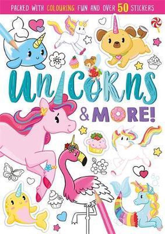 Colouring and Sticker Fun- Unicorns and More, Igloo Books | 9781800224391 | Boeken | bol