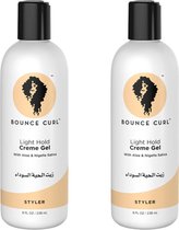 Set of 2 Bounce Curl Light Creme Gel Hair Curling Lotion 8oz