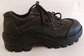 Werkschoenen - Neskrid Bison - S3 - Maat 35 - Antislip - PU - Leer - Stalen Neus - Verwijderbare Inlegzool - Laag Model - Ondoordringbare Tussenzool