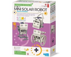 foto van 4M KidzLabs Mini Solar Robot - 3 in 1