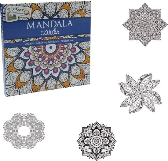 Mandala étoile lignes épaisses - Mandalas difficiles (pour adultes)