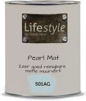 Lifestyle Pearl Mat - Extra reinigbare muurverf - 501AG - 1 liter