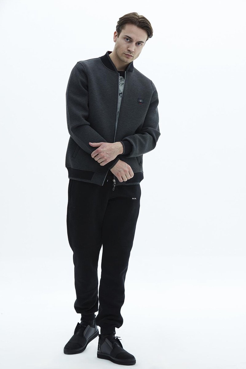 SCR. Sem - Heren Jacket - Korte jas - Donkergrijs - Maat XL