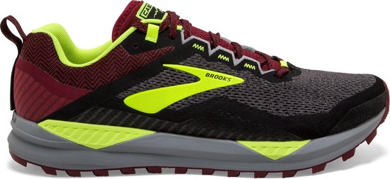 Brooks Brooks Cascadia Sneakers - Maat 42.5 - Mannen - zwart,rood,geel