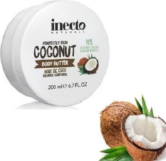 Beurre corporel Inecto Naturals 200 ml Noix de coco | bol.com