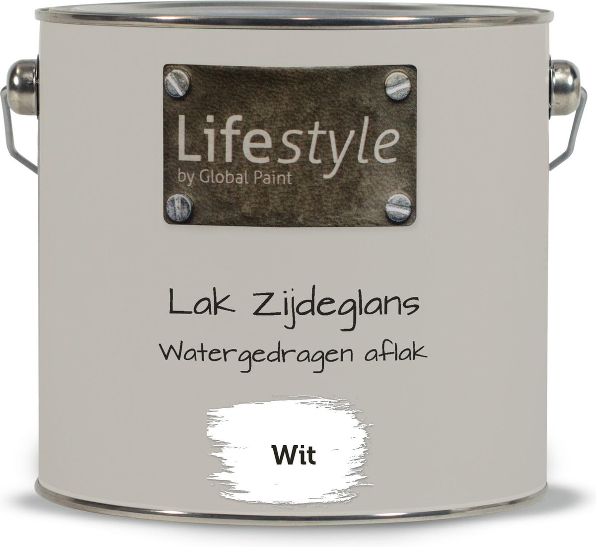 Lifestyle Lak Zijdeglans - Wit - 2.5 liter