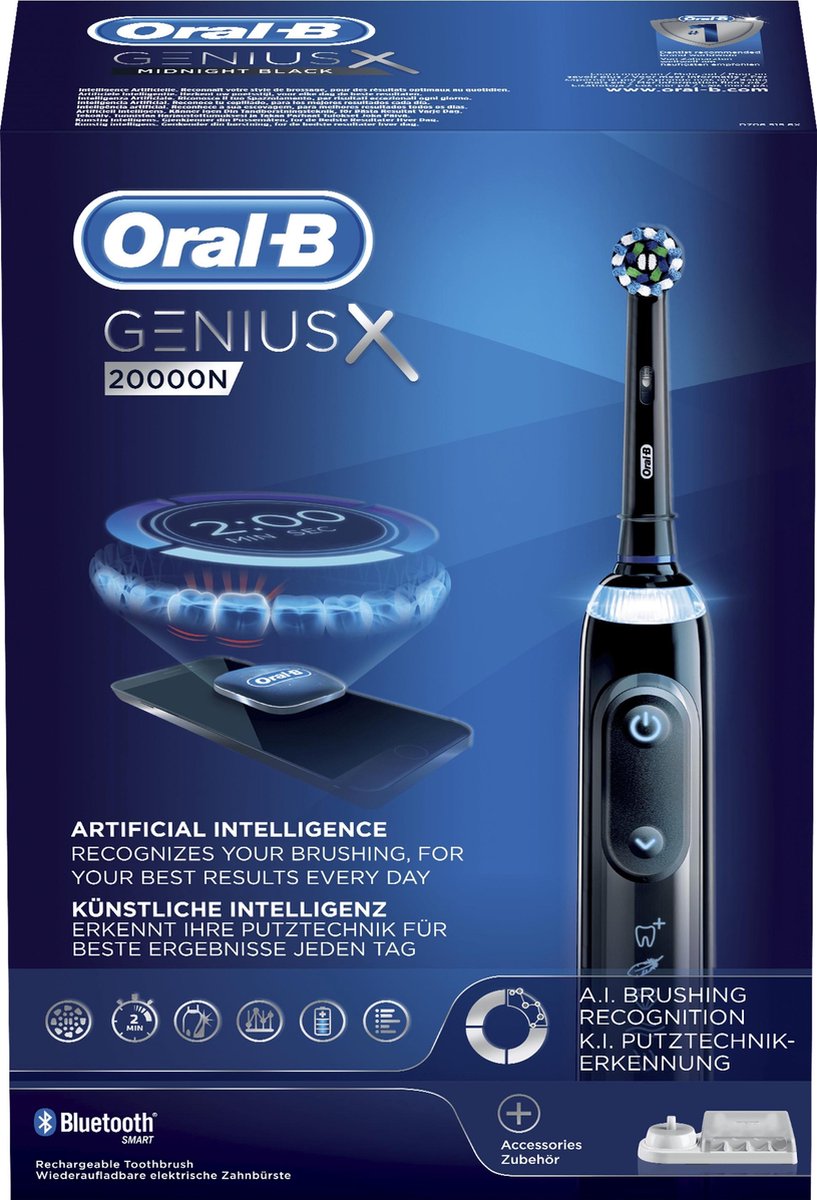Oral-B Genius - Elektrische Tandenborstel - Zwart | bol.com