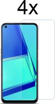 Oppo A72 Screenprotector - Beschermglas Oppo A72 Screen Protector Glas - 4 stuks