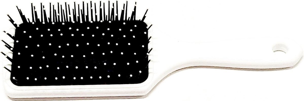 Rojafit Megabrush -Professionele Pneumatische Haarborstel- XXL- Rechthoek- 24,5 cm x 8 cm - Wit