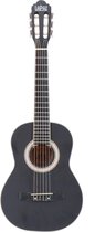 LaPaz C30BK-1/2 klassieke gitaar matzwart