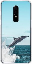 OnePlus 6 Hoesje Transparant TPU Case - Dolphin #ffffff