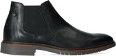 Sacha - Heren - Zwarte chelsea boots met donkerbruine zool - Maat 46