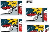 500x Placemats papier Pop art oh Yes - place mate diner restaurant eten placemate eten