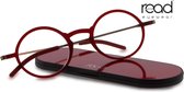 Read Eyewear CHAP33R Ultem leesbril +2.50 - Mat rood - Aluminium