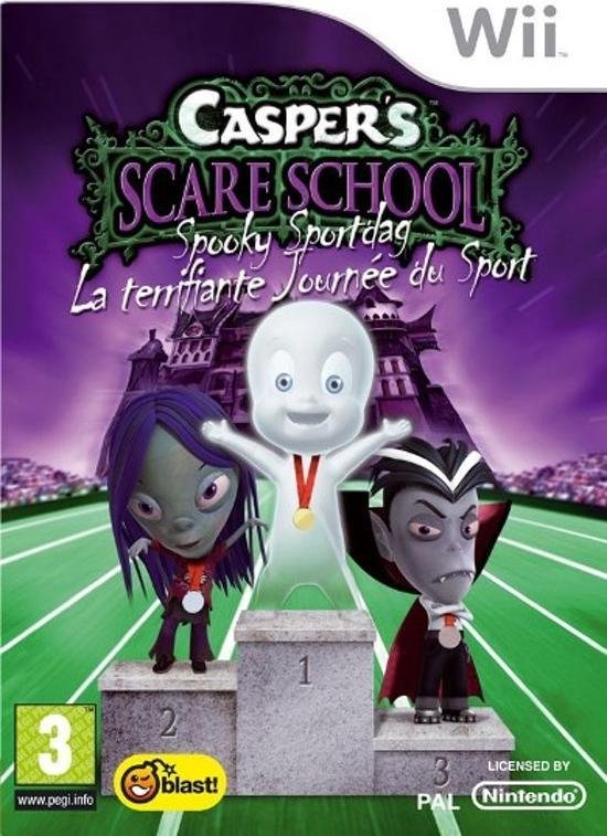 Caspar Scare School: Spooky Sportdag / La Terrifiante Journ�e Du Sport Nintendo Wii