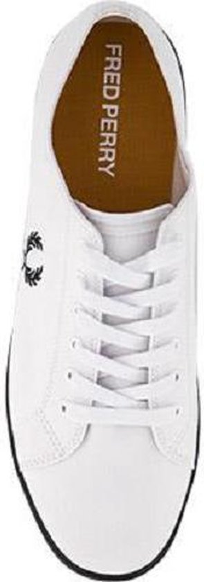 Fred Perry Kingston Twill 200 / White - Pour Homme Chaussures pour femmes  En Toile /... | bol.com