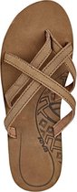 Teva teenslipper - Olowahu - dames - leather bison - US5 - maat 36
