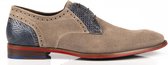 Floris van Bommel Mannen Veterschoenen Kleur: Taupe Maat: 41