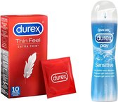 Durex – Condooms Ultra Sensitive & Durex Sensitive glijmiddel 50 ml