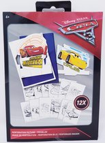 DISNEY PIXAR CARS PRIKBLOK MET 12 PLATEN