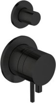 Best Design Nero Thermostatische inbouwkraan 2-weg 1/2" Gloss zwart
