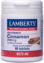 Lamberts Kaneel 2500 mg- 60 tabletten