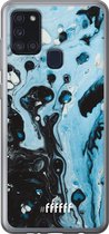 Samsung Galaxy A21s Hoesje Transparant TPU Case - Melted Opal #ffffff
