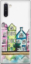 Samsung Note 10 hoesje siliconen - Amsterdam | Samsung Galaxy Note 10 case | multi | TPU backcover transparant