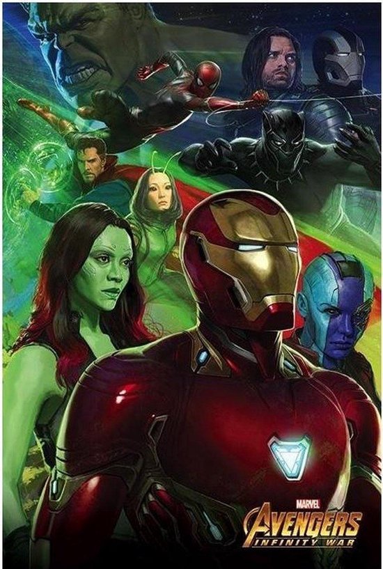 AVENGERS INFINITY WAR - Poster 61X91 - Diorama 3/3 - Iron Man