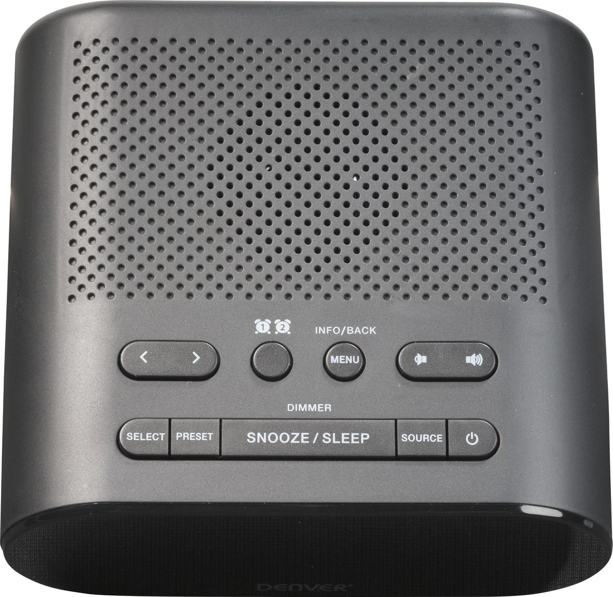 Denver CRD505, DAB+ Clockradio met USB voor opladen smartphone