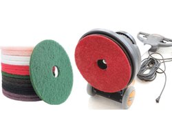 Axiom Pronet - Vloerpad 5 kleuren mix - 13 inch 33 cm - 5 stuks vloerpads