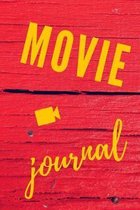 Movie journal: Movie journal Ticket stub logbook notebook