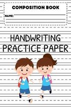 Composition Book Handwriting Practice Paper