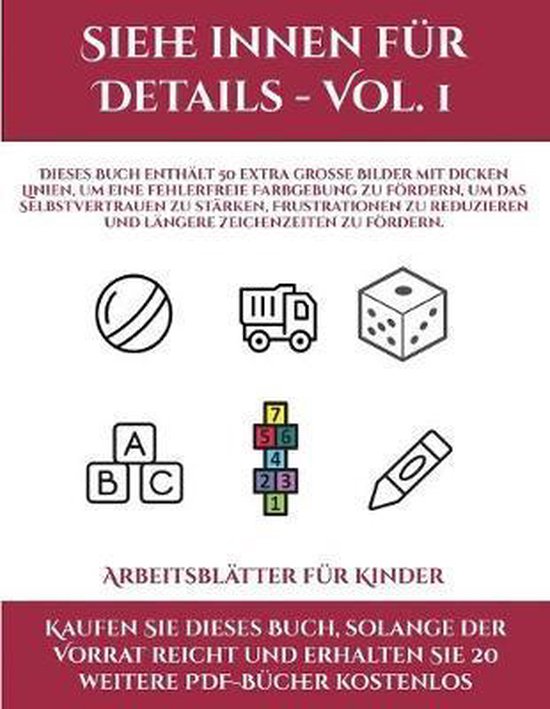 Arbeitsblatter Fur Kinder (Siehe Innen Fur Details - Vol. 1) - cover