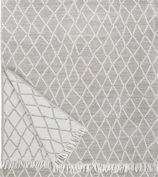 Lapuan Kankurit ESKIMO - Wollen Plaid Beige - 140x180