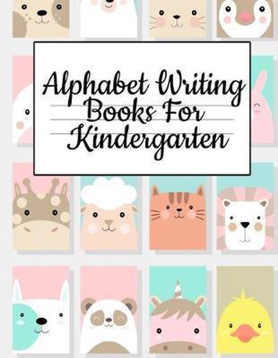 Alphabet Writing Books For Kindergarten - cover