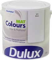 Dulux Colours Mur & Plafond - Mat - Wit - 2.5L