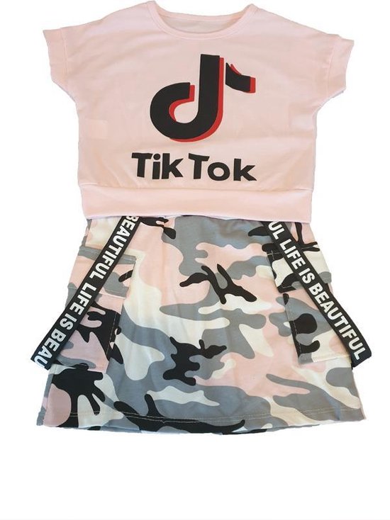 Samenwerken met Giftig Periodiek Tik Tok army set NIEUW (originele) / tiktok kleding / tik tok (laatste!) |  bol.com