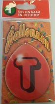 ballon letter T