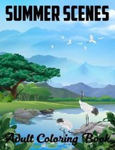 Summer Scenes Adult Coloring Book
