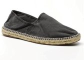 Natural World Espadrille Zwart - Bio katoen - 40