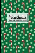 Christmas Card List Address Book: A 6 Year Address Record Book